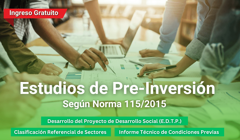 Curso: Estudios de Pre-Inversión