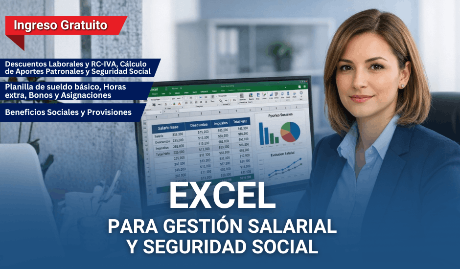 Curso: Excel para Gestión Salarial y Seguridad Social